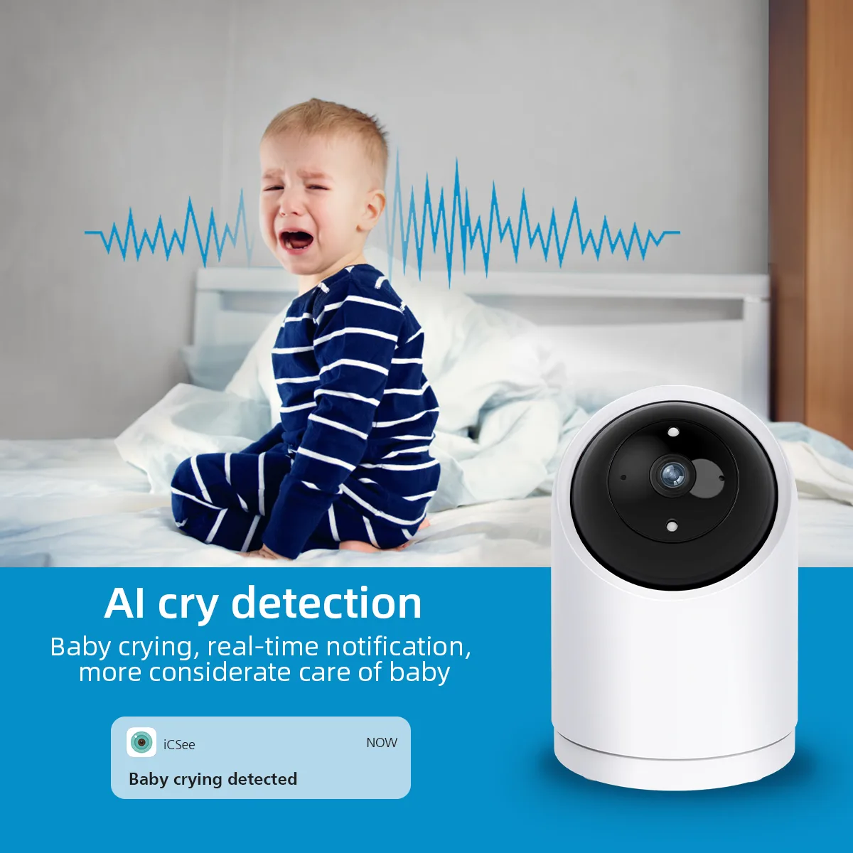 FLC-100LI baby-room monitoring view