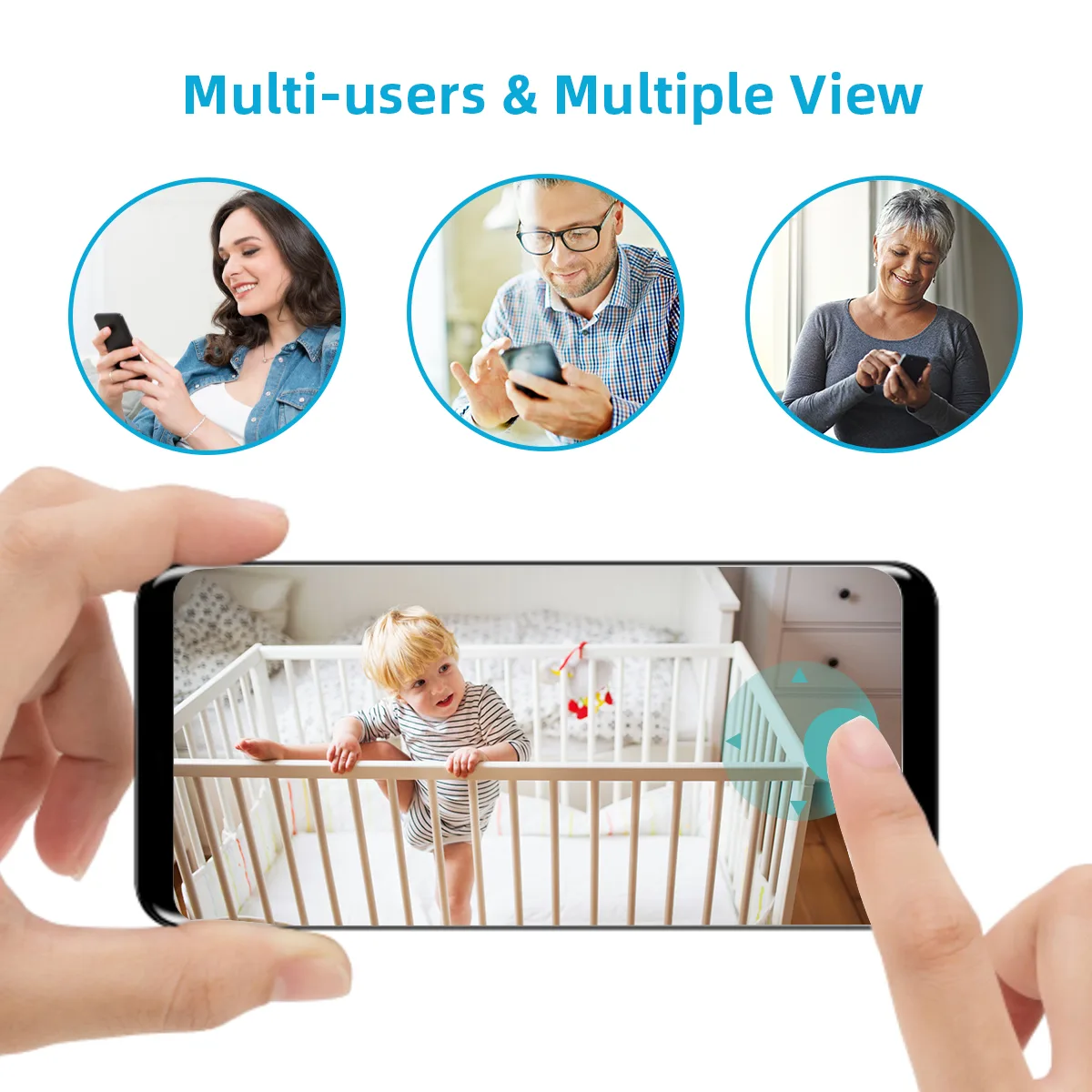 FLC-100LI multi-user remote viewing monitoring scene