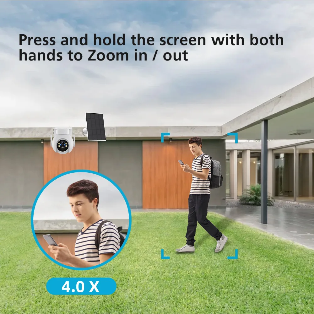 FLC-600SS mobile zoom view monitoring scene
