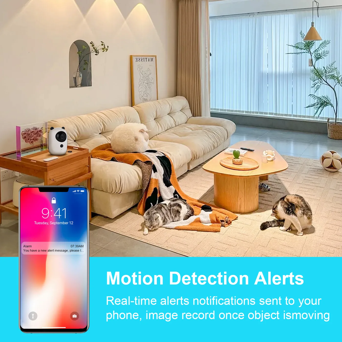 FLC-700PI Motion detection alerts